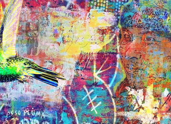 Street Art Hummingbird