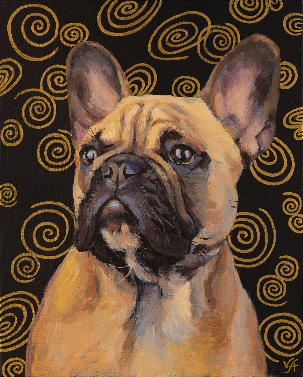 French Bulldog by Alona Vakhmistrova