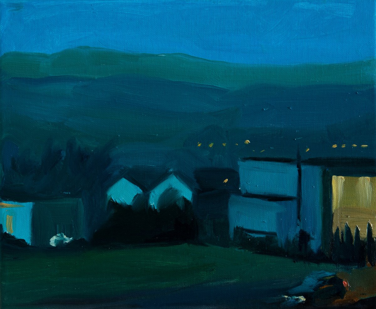 Dusk-after a rainy day by Ana Kajaia