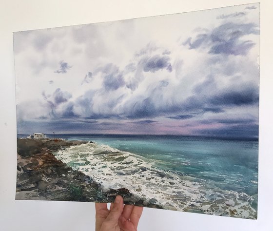 Sea coast of Cyprus Clouds #4