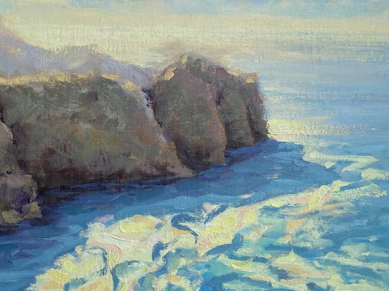 Morning Light Point Lobos Seascape