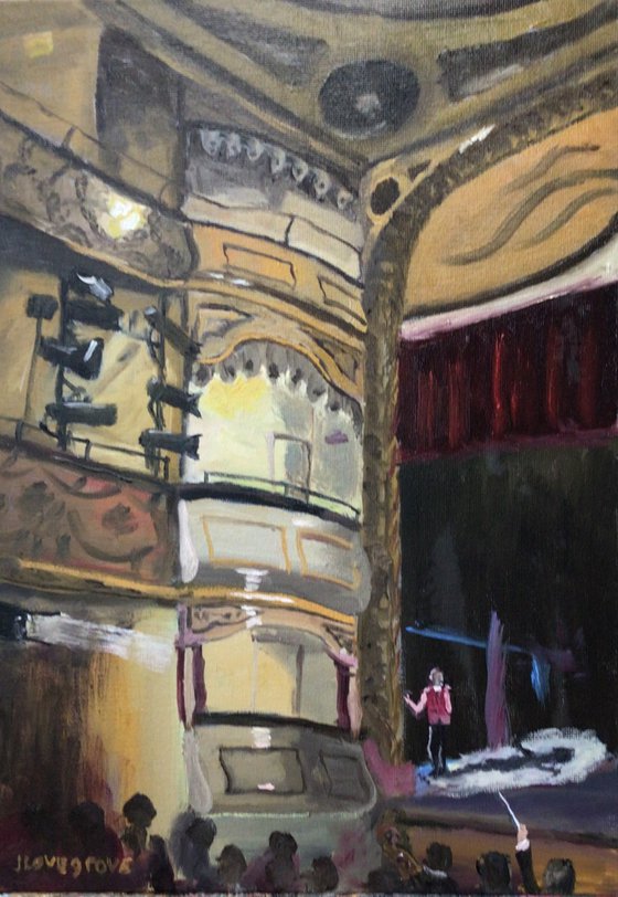 Theatre Royal Margate, an original oil painting.