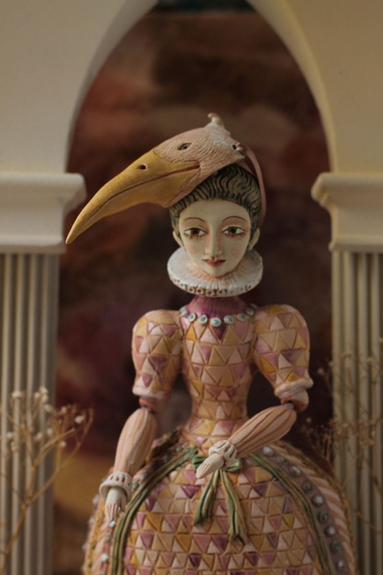 Renaissance riddle. Wall sculpture by Elya Yalonetski