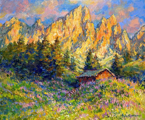 Golden Peaks of the Dolomites