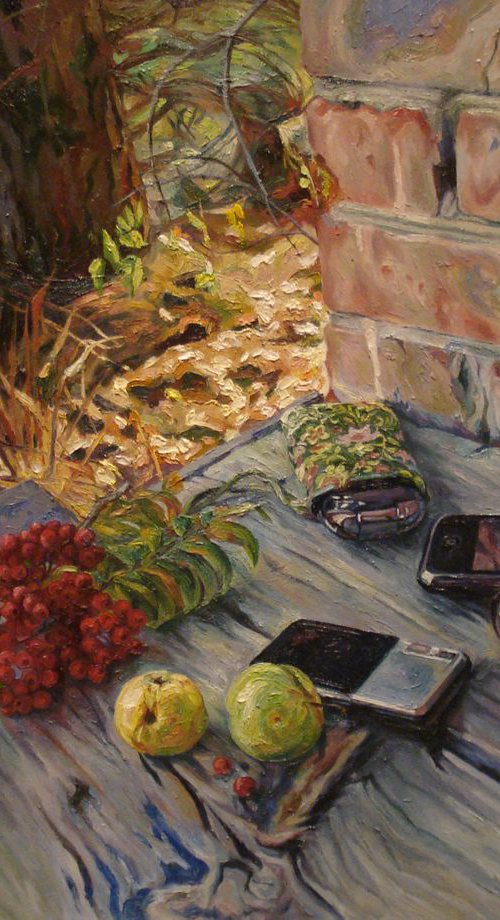 Still life in the summer house by Natalia Sidorina