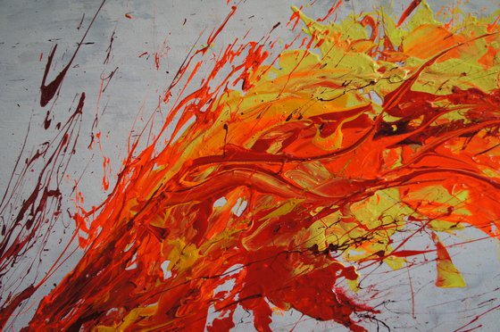 Twisting Fire V - CANVAS ONLY