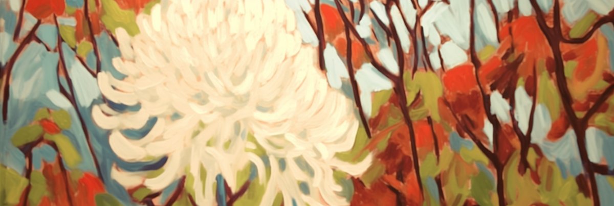 Aster Bloom Symphony #2 By V+V Kniazievi, 79 X 28, Artwork For Sale On Artfinder