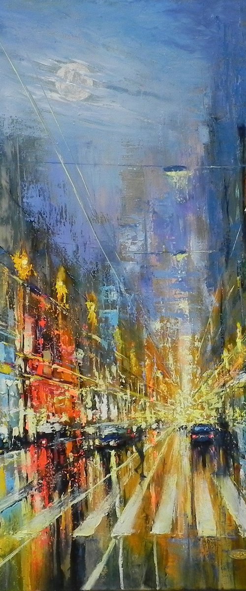 "NIGHT CITY LIGHTS" by Yurii Novikov
