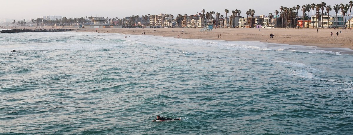 Photorealistic Cityscapes Photograph By Heike Bohnstengel, 20 X 16, Venice Beach #2, Original Artwork