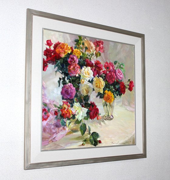 Still life with roses