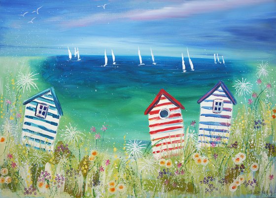 Beach Huts in the Bay