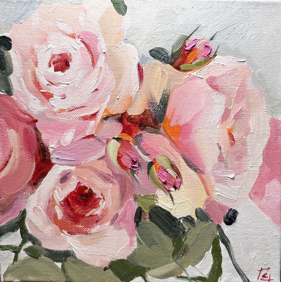 Delicate roses