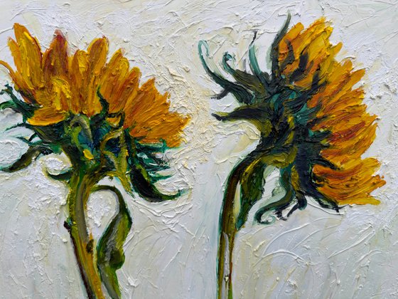 Four Sunflowers