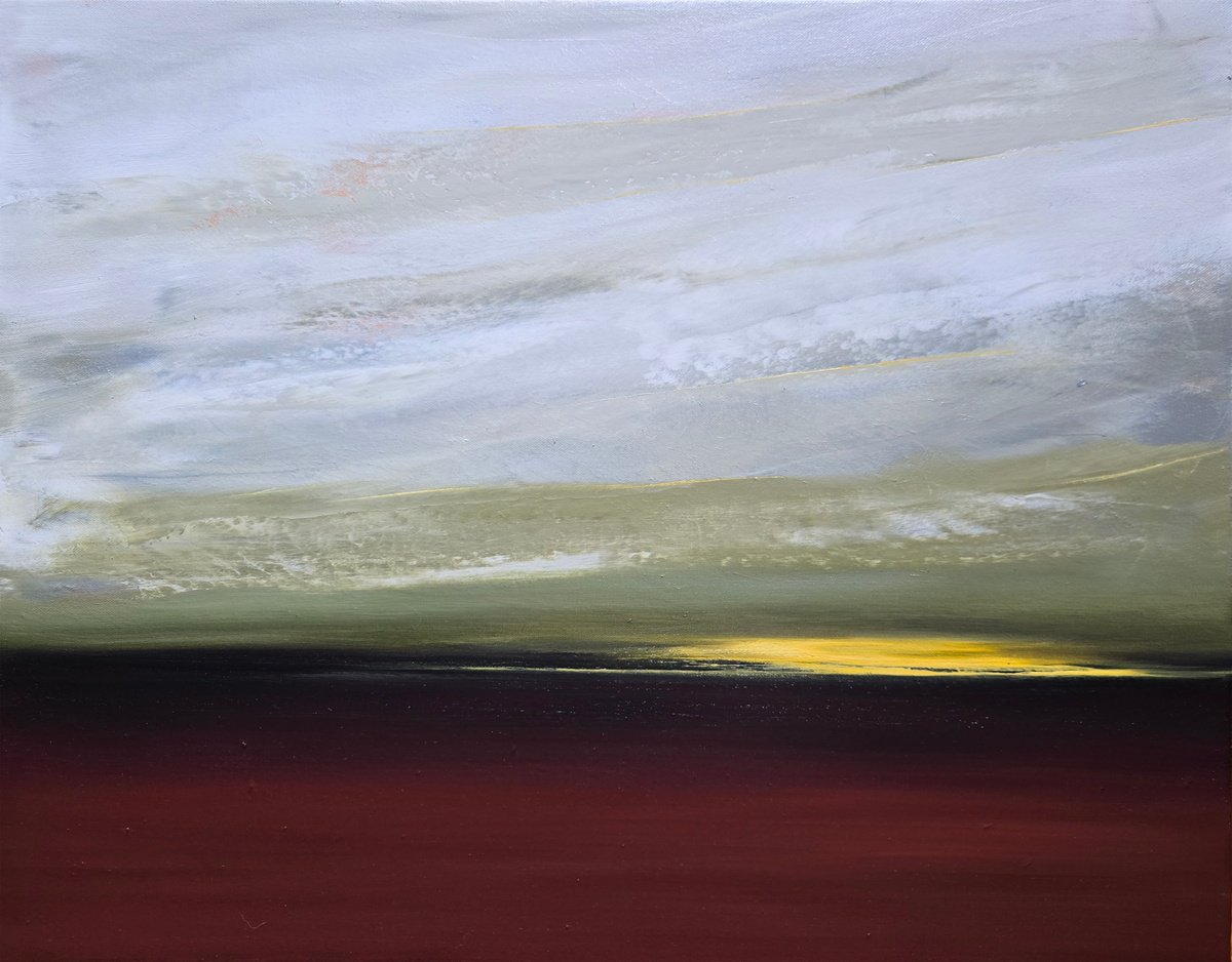 Impressionistic Landscape Oil Painting By Faith Patterson, 28 X 22, Maestoso, Original Artwork