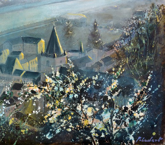 In the mist - Bouvignes