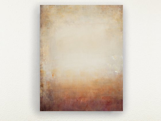 Warm Light 211003, minimalist abstract earth tones