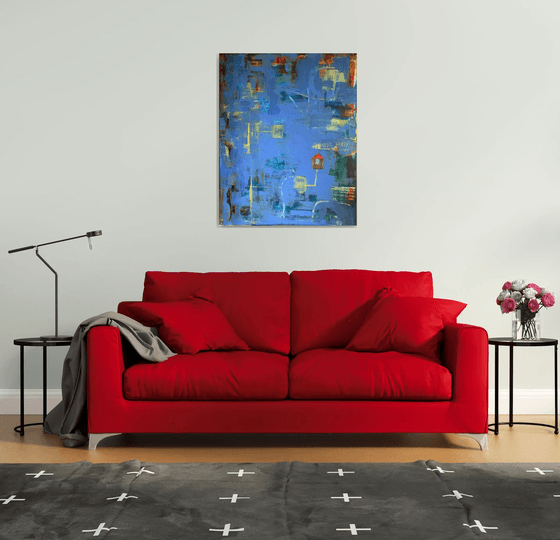 The road home in the blue