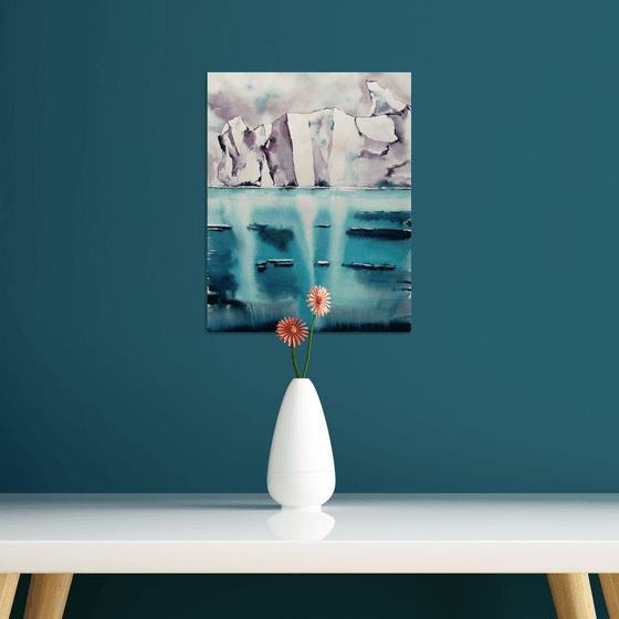 Iceberg painting/ Antarctica