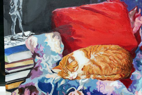 Kitty in the middle
