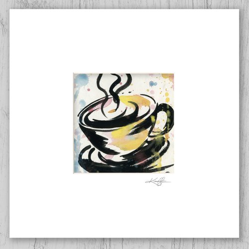 Coffee Cup - Painting by Kathy Morton Stanion by Kathy Morton Stanion