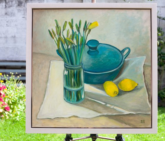 Still Life With Lemons FRAMED