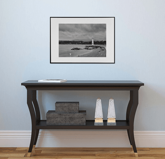 " Lighthouse. Leman lake. Geneva "  Limited edition 1 / 15