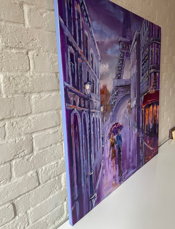 Walking in Paris (90x90cm)