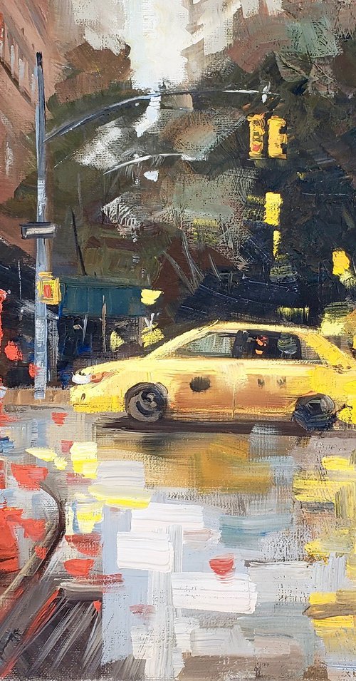 New York. Yellow taxi. by Irina Alexandrina