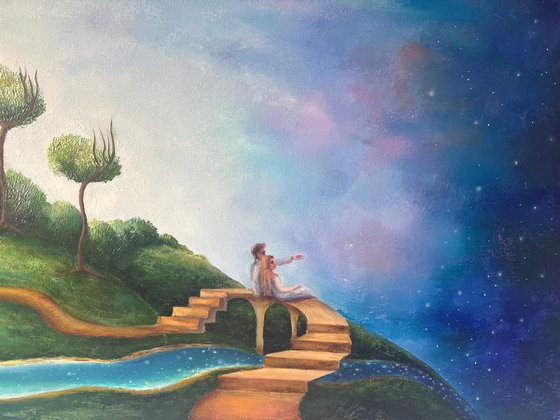 Birth of night (90x70cm)