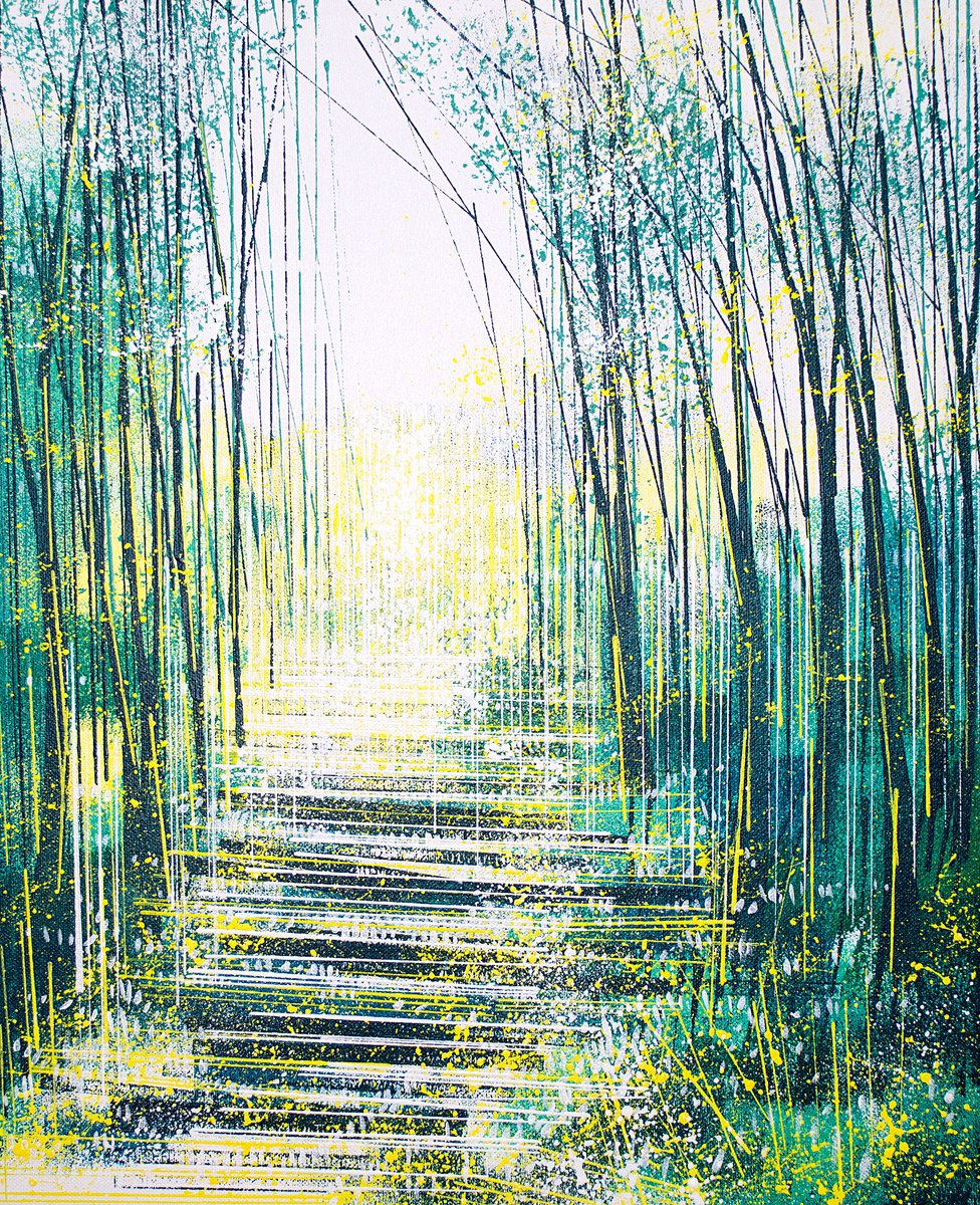  Light Through Spring Trees By Marc Todd, 18 X 22, Artwork For Sale On Artfinder