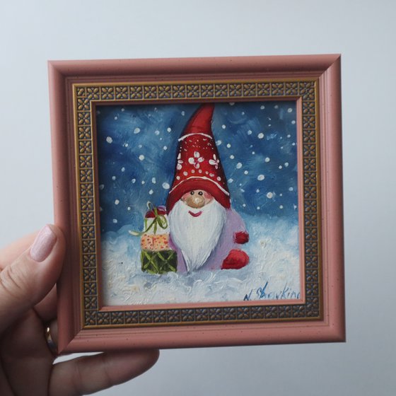 Christmas painting Miniature