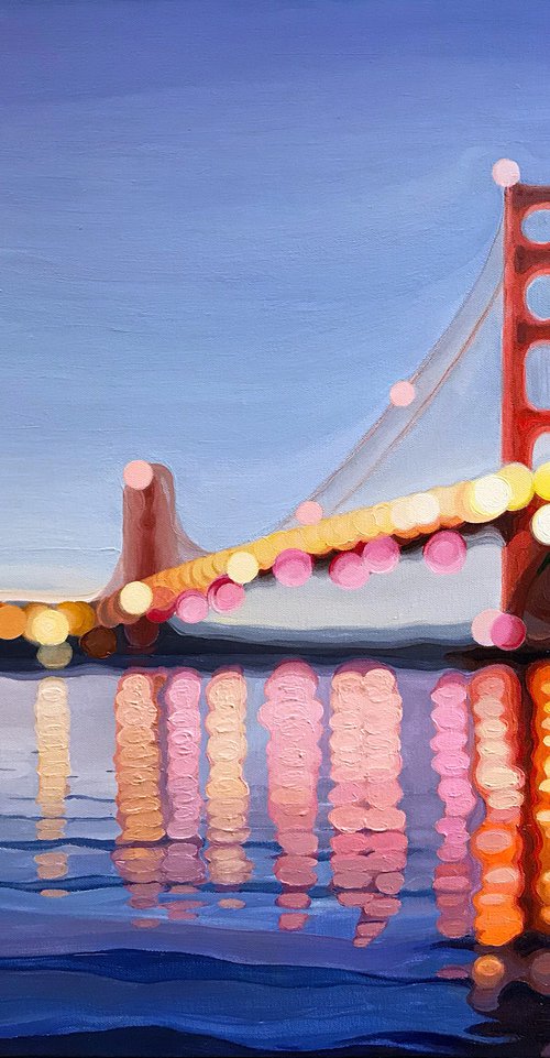 Nocturne #24 / Golden Gate by Alex Nizovsky