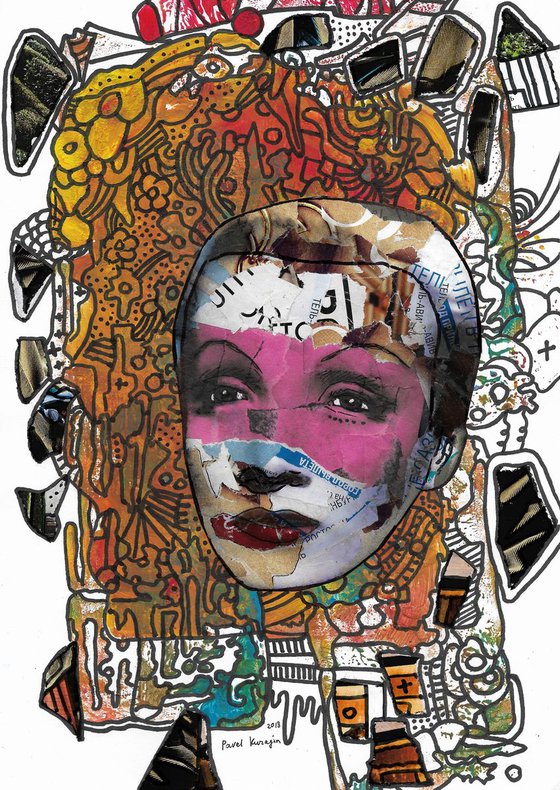 Abstract Marlene Dietrich #8