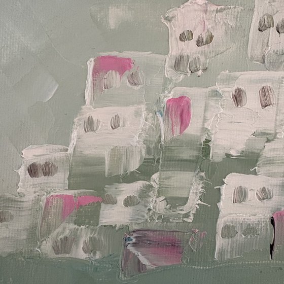 Coastal sea view beach Greek Houses Island