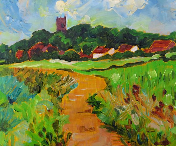 Blakeney Church from the Coastal Path