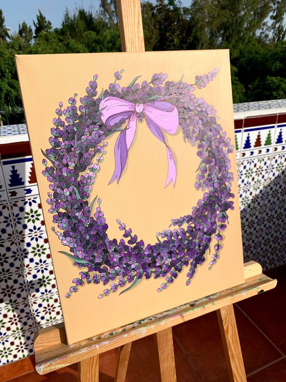 LAVENDER WREATH