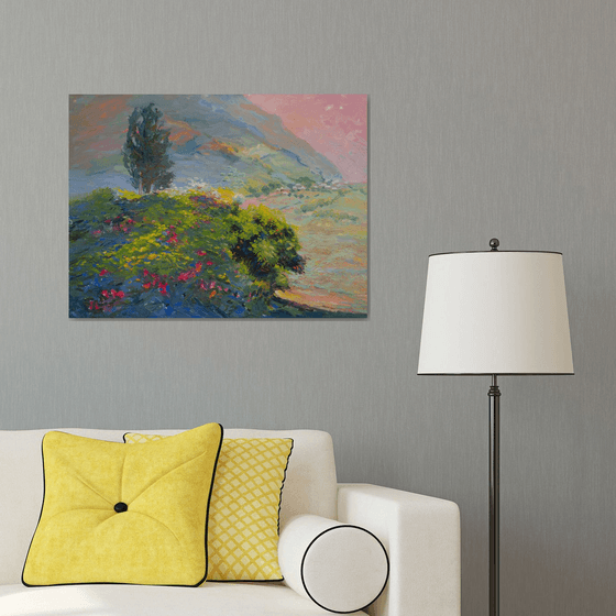 Meadow Beneath the Mountain