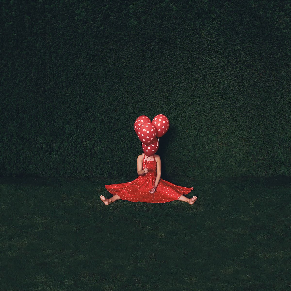 Surrealistic Portrait Photograph By Kachna Lipa, 28 X 28", Behind Ix, Original Artwork