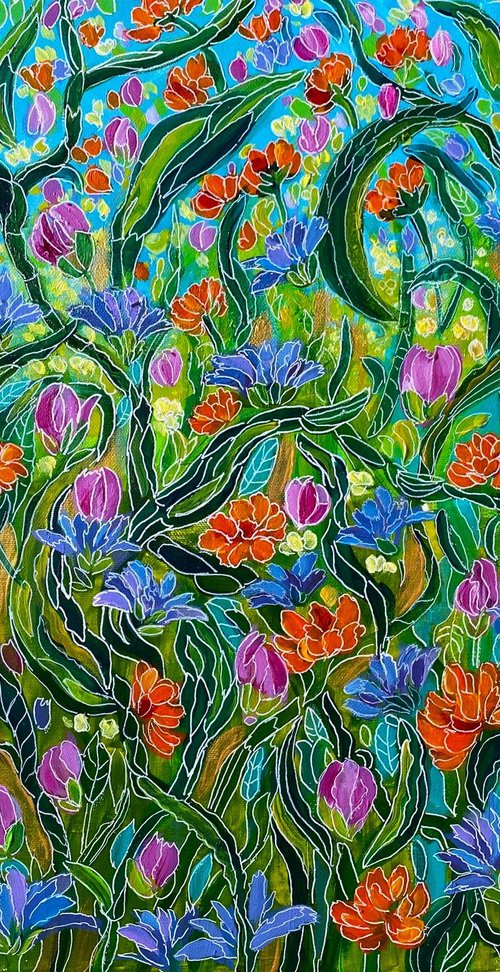 Gaia    -Subterranean Floral by Colette Baumback