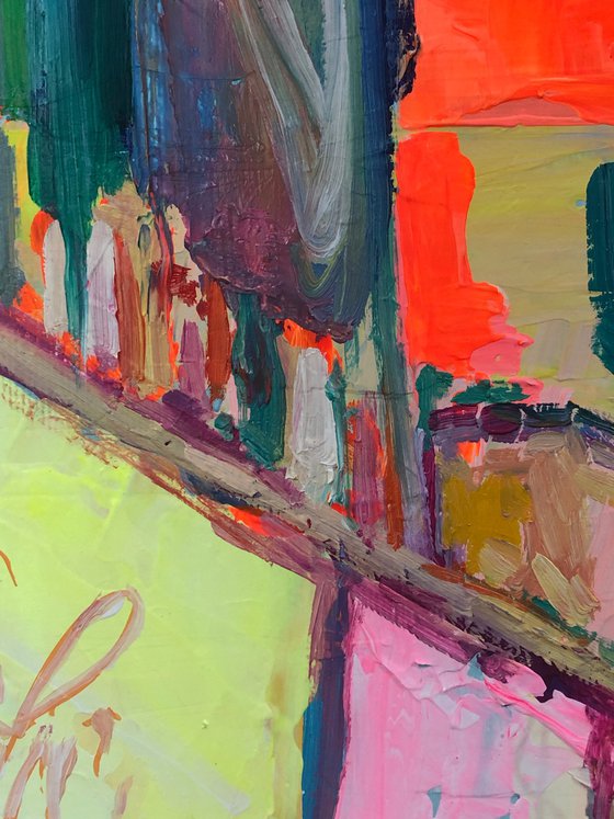 Wet streets of New York.