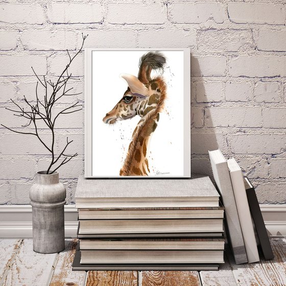 Whimsical giraffe