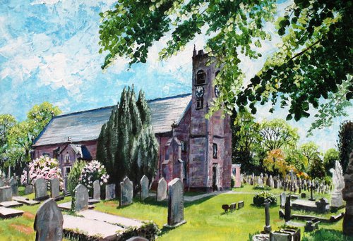 Woodford Church, Cheshire by Max Aitken