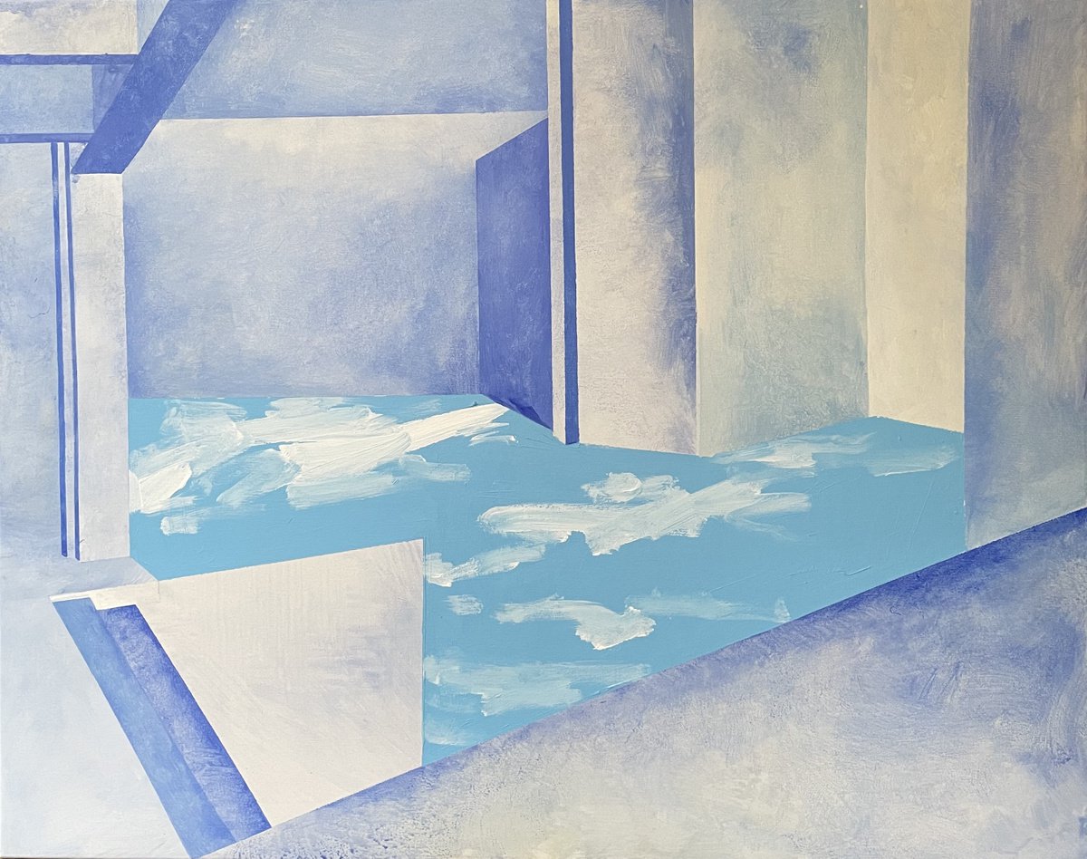 Blue Room 1 by Zakhar Shevchuk