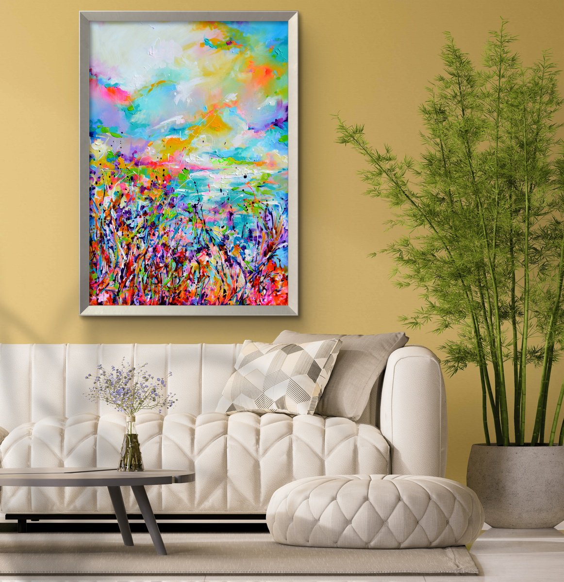 Windy Shore Landscape By Soos Roxana Gabriela, 28 X 39, Artwork For Sale On Artfinder