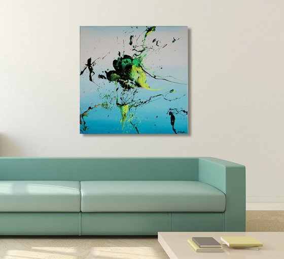 A Frog's Leap (Spirits Of Skies 064012) (80 x 80 cm) XL (32 x 32 inches)