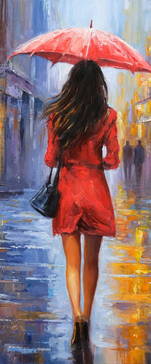 Rainy Day Walk by Behshad Arjomandi