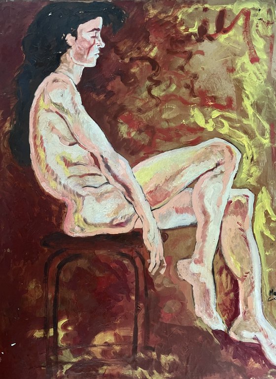Nude woman