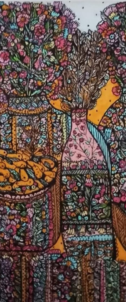 still life on yellow by Tetiana Osadchuk