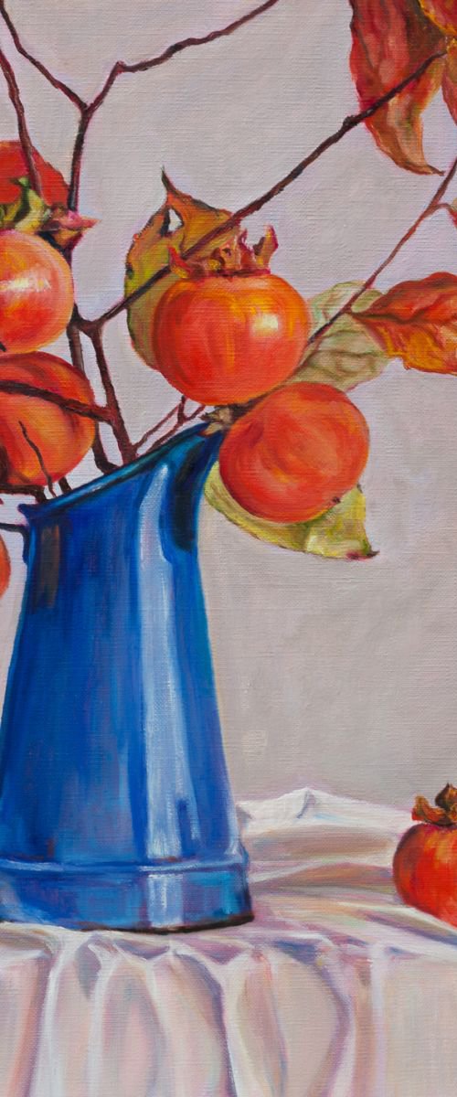 Persimmons by Liudmila Pisliakova