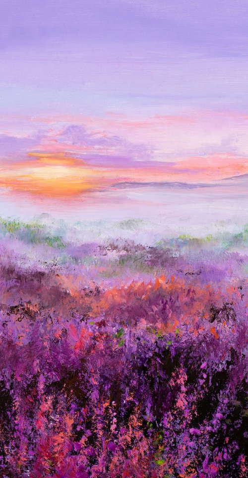 'Purple sunrise' by Lucia Verdejo